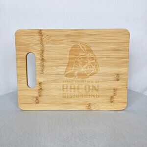 Darth Vader “Lack of Bacon” Wooden Cutting Board | Star Wars Humor